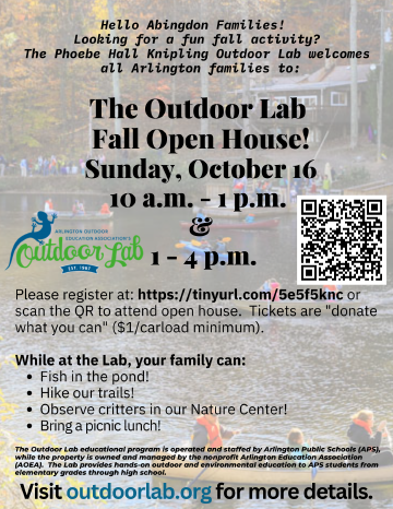 Outdoor Lab flyer
