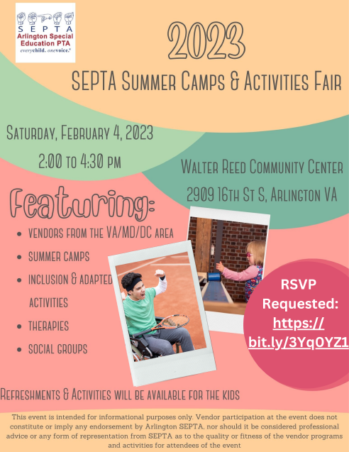 SEPTA Activities Fair Flyer