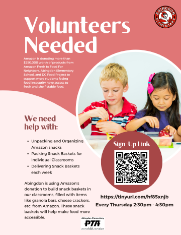 Snack pantry flyer
