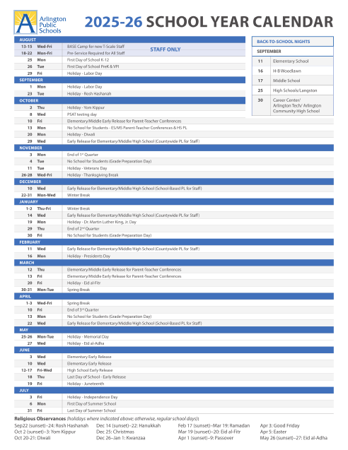 2025-26 APS Calendar Page 1
