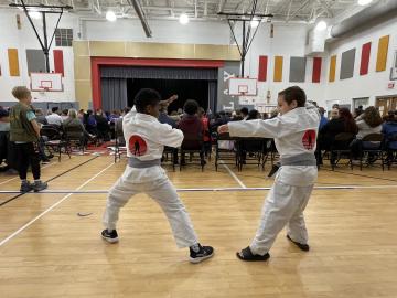 Dancers at International Night