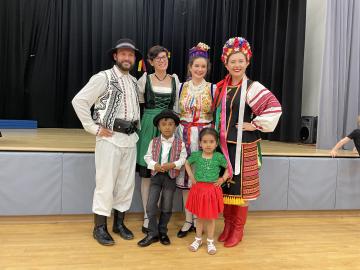 Martial artists at International Night