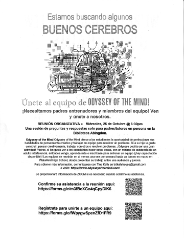Odyssey of the Mind flyer