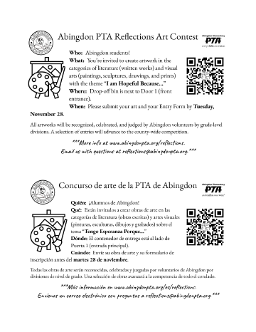 Reflections flyer
