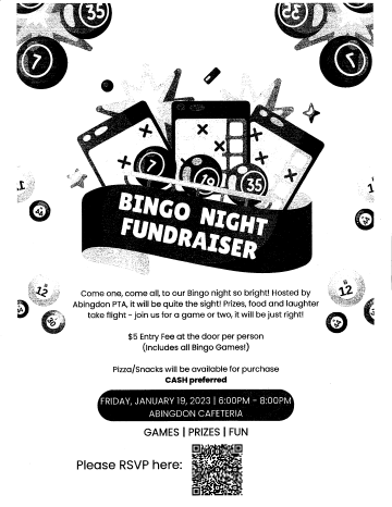 Bingo flyer