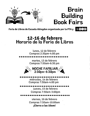 Book Fair flyer