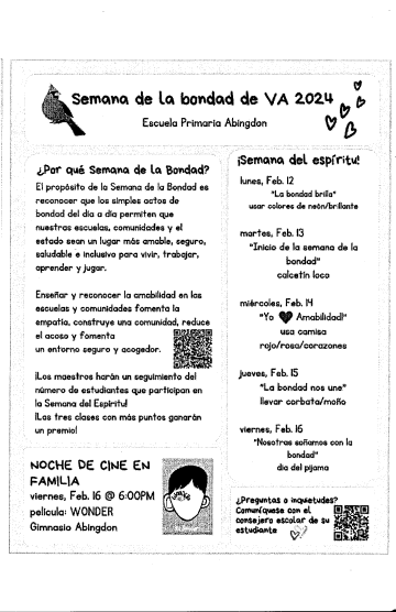 Kindness week flyer